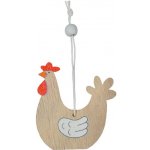 MFP 2221563 Slepice závěs 6,5cm hnědá – Hledejceny.cz