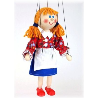 Mašek umělecká výroba Loutka bez nití Mařenka 20 cm – Zboží Dáma
