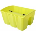 Nohel Garden Truhlík CROWN na zábradlí plastový světle zelený 39x28 cm – Hledejceny.cz