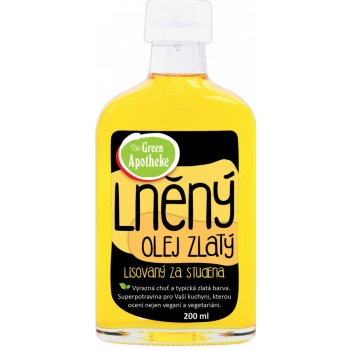 GREEN APOTHEKE Lněný olej zlatý 0,2 l