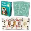 Hrací karty - poker Modiano CRISTALLO 100% plastové, tmavozelené