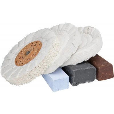 Leštící sada na hliník pr.350x25mm, pr.16mm, 6 dílů (BER052002) – Zboží Dáma