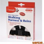 CLIPPASAFE Vodítko pro dítě černá – Sleviste.cz