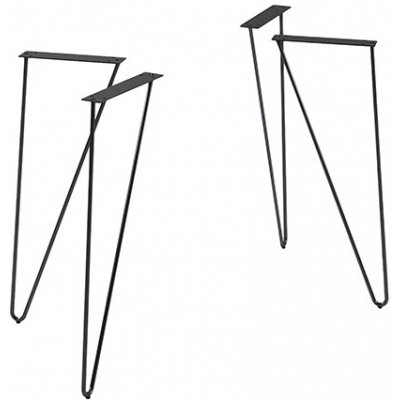 Stolová noha drátěná CHLOE XL černá mat – Sleviste.cz