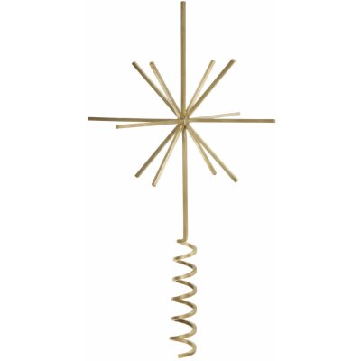 Ferm Living designové vánoční hvězdy Brass Christmas Tree Top Star – Hledejceny.cz