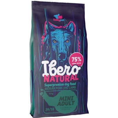 Ibero Natural Adult Dog Mini Pork & Lamb 3 kg – Hledejceny.cz