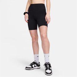 Nike One Women's Dri-FIT High-Waisted 8 Biker Shorts Black