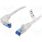 Goobay 51562 Patch, S/FTP, 6a, stranded, Cu, LSZH, 0,25m, bílý – Zboží Živě