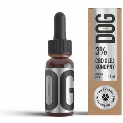 CBD Pharma konopný olej pro psy 3 % 10 ml – Zboží Mobilmania