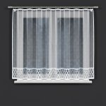 Dekorační žakárová záclona s řasící páskou DOUBLE 140 bílá 300x140 cm MyBestHome – Zboží Mobilmania