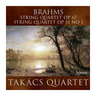 Johannes Brahms - String Quartets Op 67 51 No 1 CD