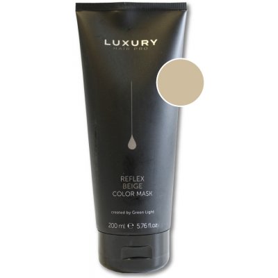 Green Light Luxury Reflex Barevná maska na vlasy Beige 200 ml