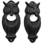 Mystic Colonial Hardware Nástěnný otvírák na lahve Sova z odlévané slitiny, sada 2 ks – Hledejceny.cz