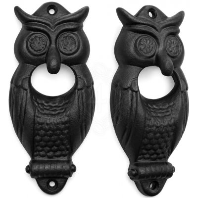 Mystic Colonial Hardware Nástěnný otvírák na lahve Sova z odlévané slitiny, sada 2 ks – Hledejceny.cz