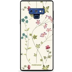 Pouzdro Mobiwear Glossy Samsung Galaxy Note 9 - G035G - Tenké rostlinky s květy