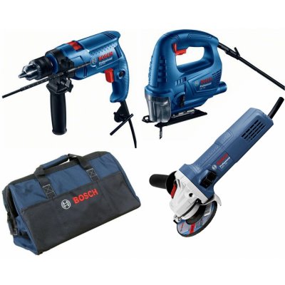 Bosch GSB 550 + GWS 750 + GST 700 0.615.990.M3L