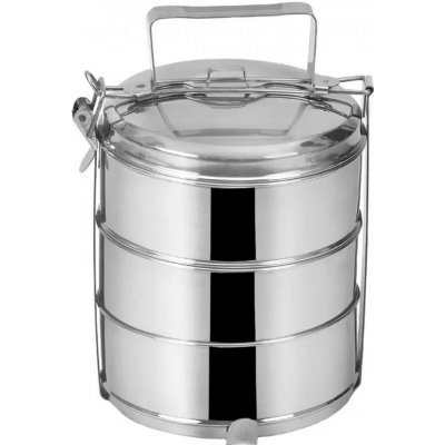 Jídlonosič nerez+víka 3x1,3 l, pr. 16 cm – Zboží Dáma