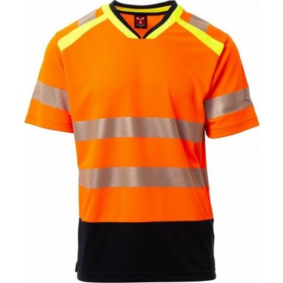 Payperwear triko Alley s vysokou viditelností oranžová fluo námořnická modrá S – Zboží Dáma