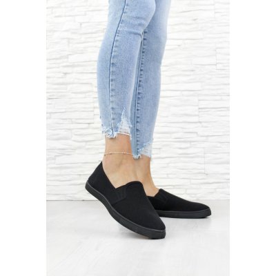 Prety slip on 11018-21ALL.B černé – Zboží Dáma