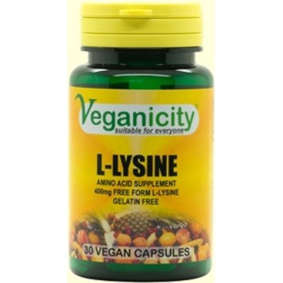 Veganicity L-Lysin 400 mg 30 kapslí – Hledejceny.cz