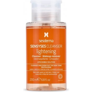 Sesderma Sensyses Cleanser Lightening odličovač make-upu pro pleť s hyperpigmentací (Nanotech) 200 ml