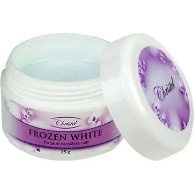 Christel UV gel na nehty Christel Frozen White gel 25 g