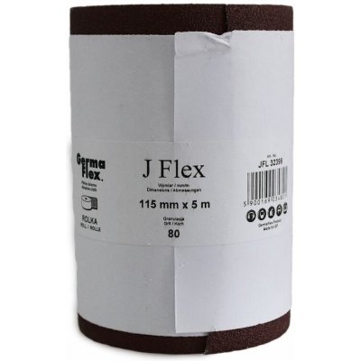 Germaflex Brusné plátno 11,5cm x 5m v roli Brúsne plátno rolka zrnitost P80 – Hledejceny.cz