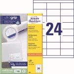 Avery Zweckform Etikety 100 listů A4 bílé 70 x 33,8 mm univerzální 3664 – Hledejceny.cz