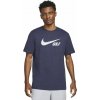 Pánské Tričko Nike Swoosh Mens Golf T-Shirt Midnight Navy