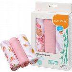 BabyOno Bambusové Pírka/Růžová 3 ks – Sleviste.cz