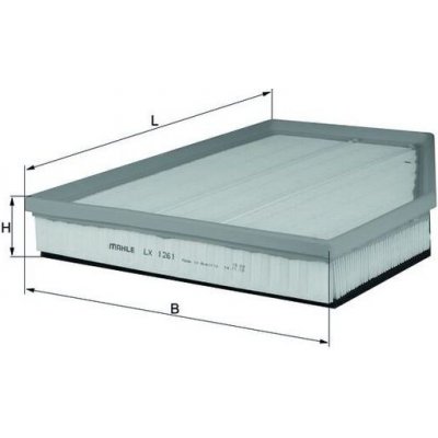 Vzduchový filtr MAHLE LX 1261 – Hledejceny.cz