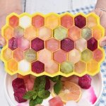 Forma na led s víčkem - včelí plástev – Zboží Dáma