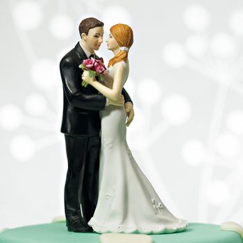 Weddingstar Figurka na svatební dort Škádlící se novomanželé