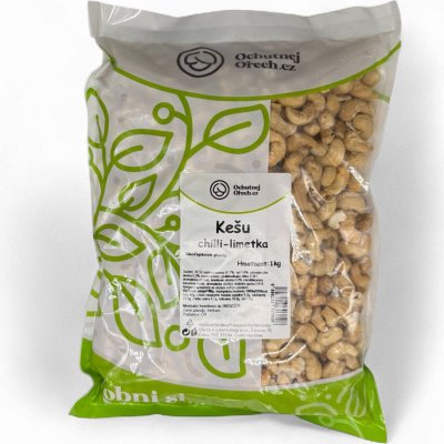 Ochutnej Ořech Kešu ořechy WW320 ochucené s CHILLI a LIMETKOU 1 kg – Hledejceny.cz