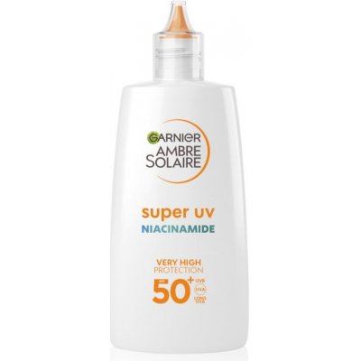 GARNIER Ambre Solaire Super UV Niacinamide SPF50+ Opalovací fluid 40 ml – Zbozi.Blesk.cz