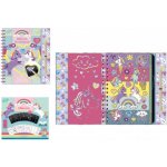 Lowlands Škrabací obrázky blok jednorožec ve fólii 20x24cm – Hledejceny.cz