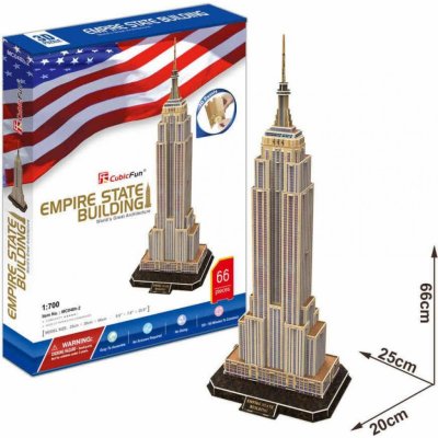 CubicFun 3D puzzle Empire State Building 66 ks – Zbozi.Blesk.cz