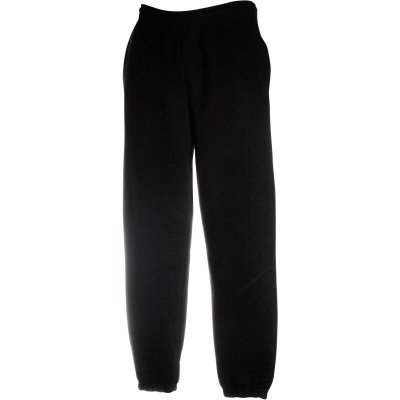 Fruit of the Loom pánské tepláky Classic Elasticated Cuff Jog pants black – Zboží Dáma
