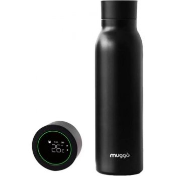Muggo Smart Bottle inteligentní termoska barva Black 600 ml