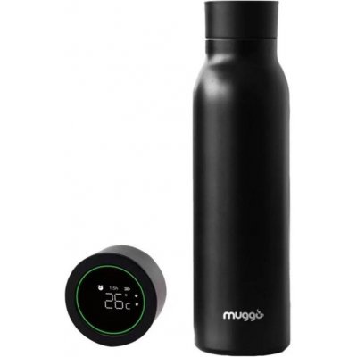 Muggo Smart Bottle inteligentní termoska barva Black 600 ml – Zbozi.Blesk.cz