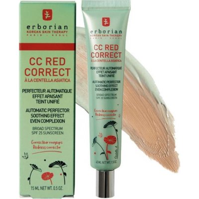 Erborian CC krém proti začervenání pleti CC Red Correct 45 ml – Zboží Dáma Erborian CC krém proti začervenání pleti CC Red Correct 45 ml – Zboží Dáma