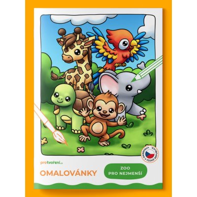 Omalovánky ZOO PRO NEJMENŠÍ A5 – Zboží Mobilmania