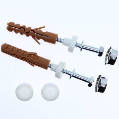 ENPRO Souprava k upevnění WC ENPRO 6x80 mm H10 NY bílá chrom – Hledejceny.cz