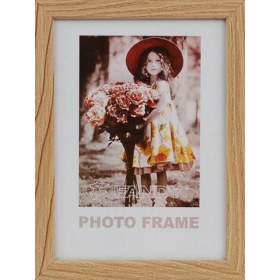 FANDY Dřevěný rámeček Style 10x15 3 světle hnědý – Zboží Živě