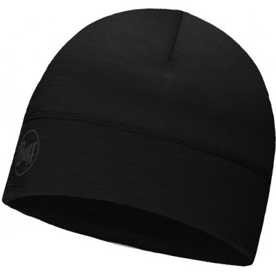 Buff Lightweight Merino Wool Hat solid black