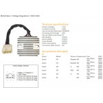 DZE regulátor napětí SUZUKI AN 250 BURGMAN 98-02; AN 400 BURGMAN 99-02; SV 650 99-02; DR 650RSE 91-96; DR 750S 88-89; DR 800S 90-95 (32800-34A00, 32800-14F00) 12V35A – Hledejceny.cz