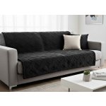 Mybesthome Přehoz na sedačku - pohovku CAROL tmavě šedá 170x210 cm – Hledejceny.cz