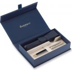 Waterman Hémisphére Reflections of Paris SE DLX Black GT kuličkové pero dárková sada s koženým pouzdrem 1507/2920840 – Zboží Živě