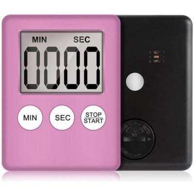Magnetická minutka do kuchyně | kuchyňský časovač - Růžová