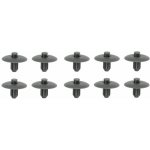 TOURMAX plastové montážní nýty (hloubka 15mm, tloušťka 6mm, šířka hlavy 20mm, celková délka 15mm) (10 kusů) vyrobeno v Japonsku
